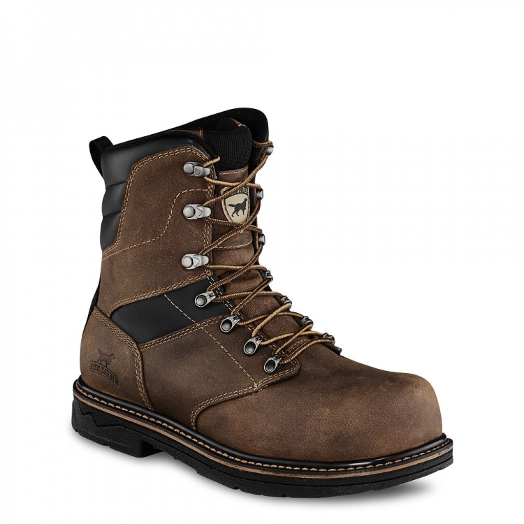 Mens Farmington KT 8-inch Leather Safety Toe Work Boot fzwYZxh3 - Click Image to Close