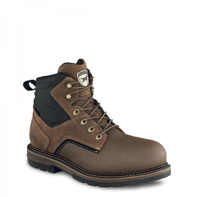 Mens Ramsey 2.0 6-inch Waterproof Leather Safety Toe Work Boot VMUT1HSD - Click Image to Close