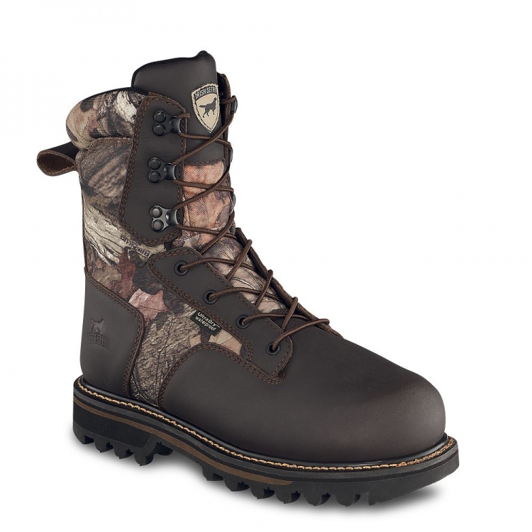 Mens Gunflint II 10-inch Waterproof Leather 1000g Insulated Camo Boot hObS7k6M - Click Image to Close