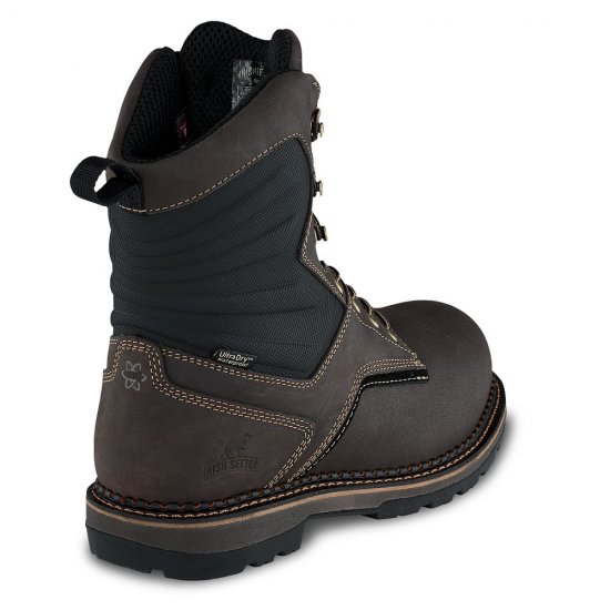 Mens Ramsey 2.0 8-inch Waterproof and Insulated Leather Safety Toe Boot XYffMwWf