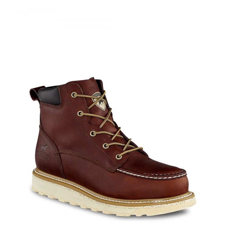 Mens Ashby 6-inch Leather Work Boot uiDM6803 - Click Image to Close