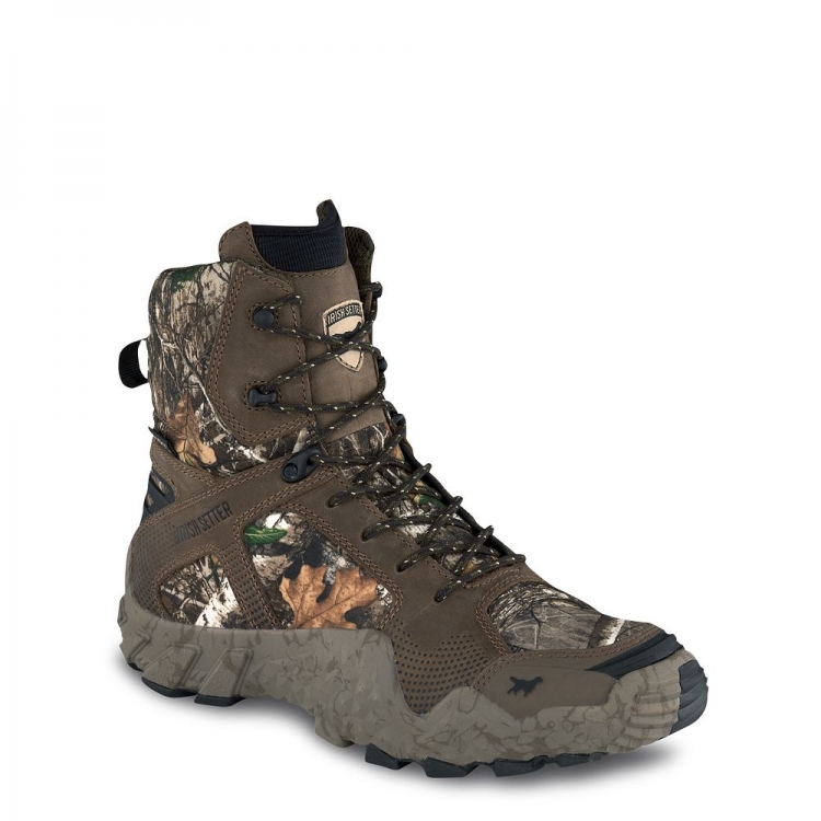 Mens New VaprTrek 8-inch Waterproof Leather Realtree? Camo Boot y7lZ7jzl - Click Image to Close